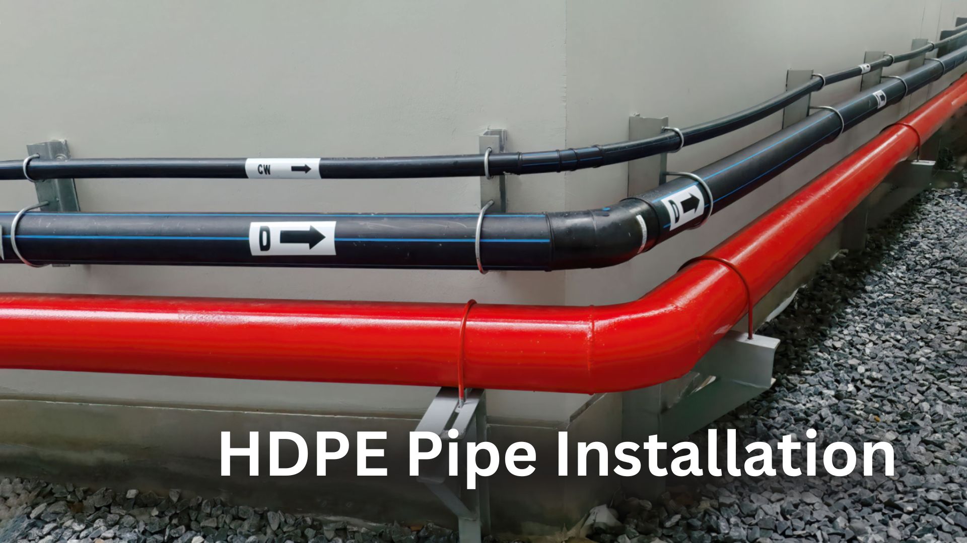 HDPE pipe installation in Abu Dhabi